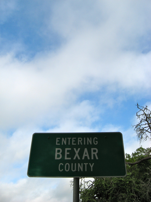 Entering Bexar County