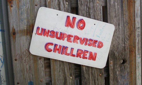 NO Unsupervised children