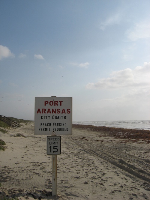 Port A City Limits Sign