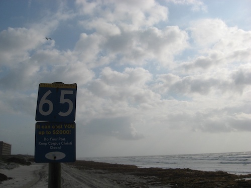 Beach Marker 65 Mustang Island