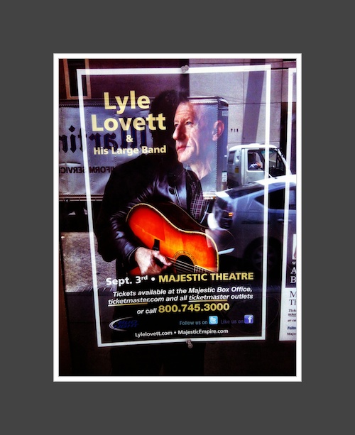Lyle Lovett Poster and Reflection