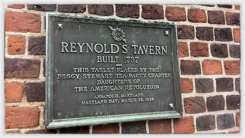Reynold's Tavern Annapolis