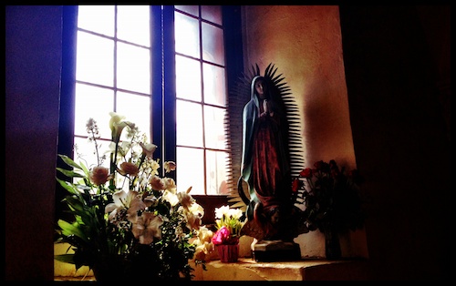 Shrine for Virgen de Guadalupe