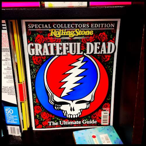 Grateful Dead in the magazine rack