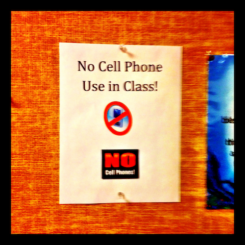 No Cell Phone in Class