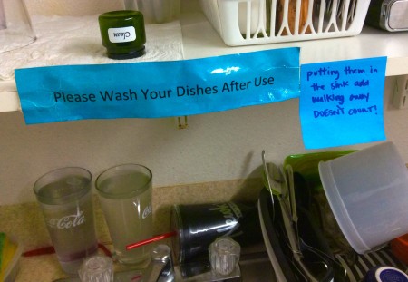 Wash Dishes