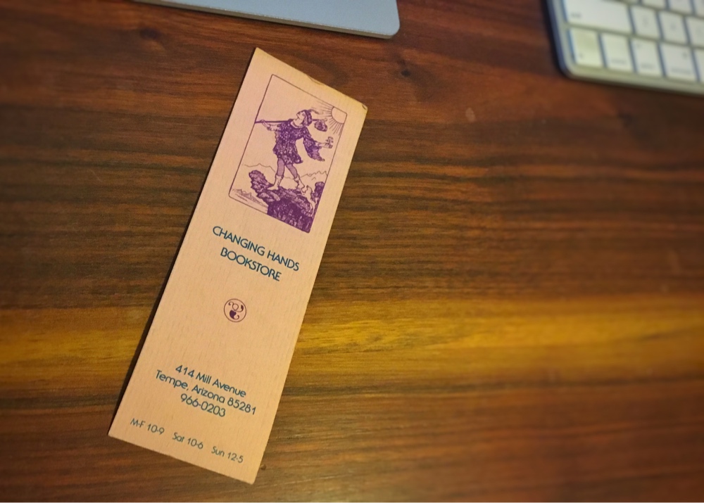 Changing Hands Bookmark