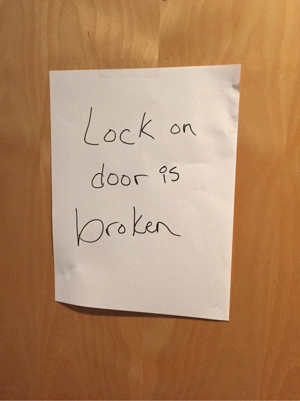 Door is Broken