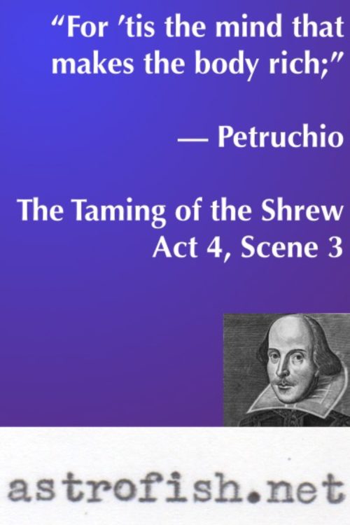 Petruchio Quote