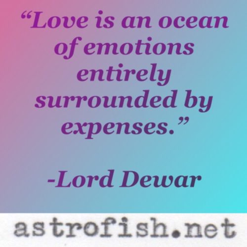 Lord Dewar on Love