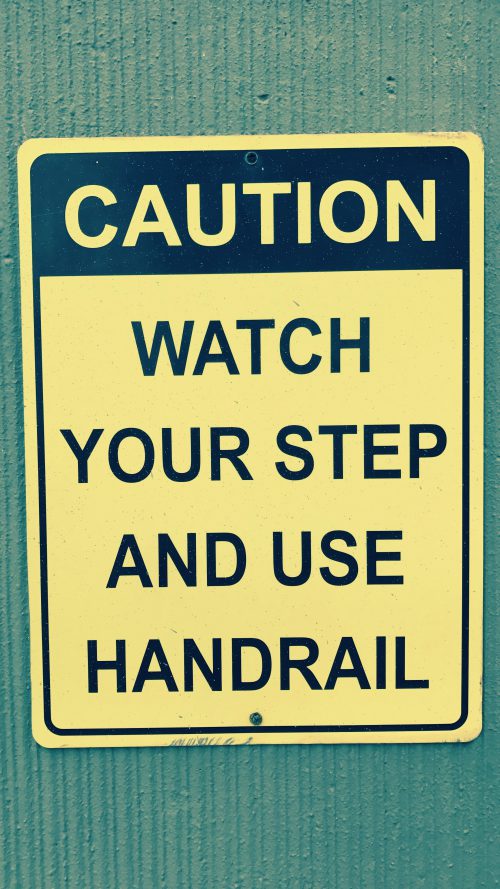 Please Use Handrail