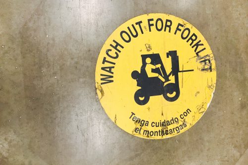 Watch out for Forklift