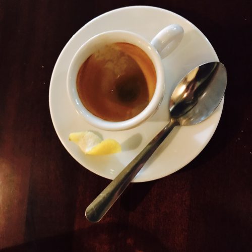 Empty Single Espresso