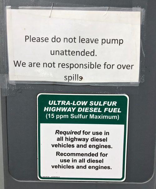 Pump Warning