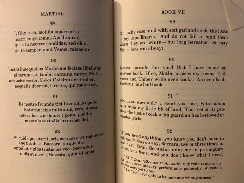 Martial V.2 Book VII.90