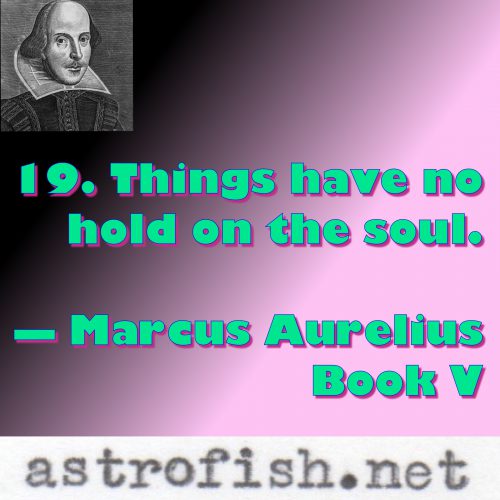 Marcus Aurelius V.19