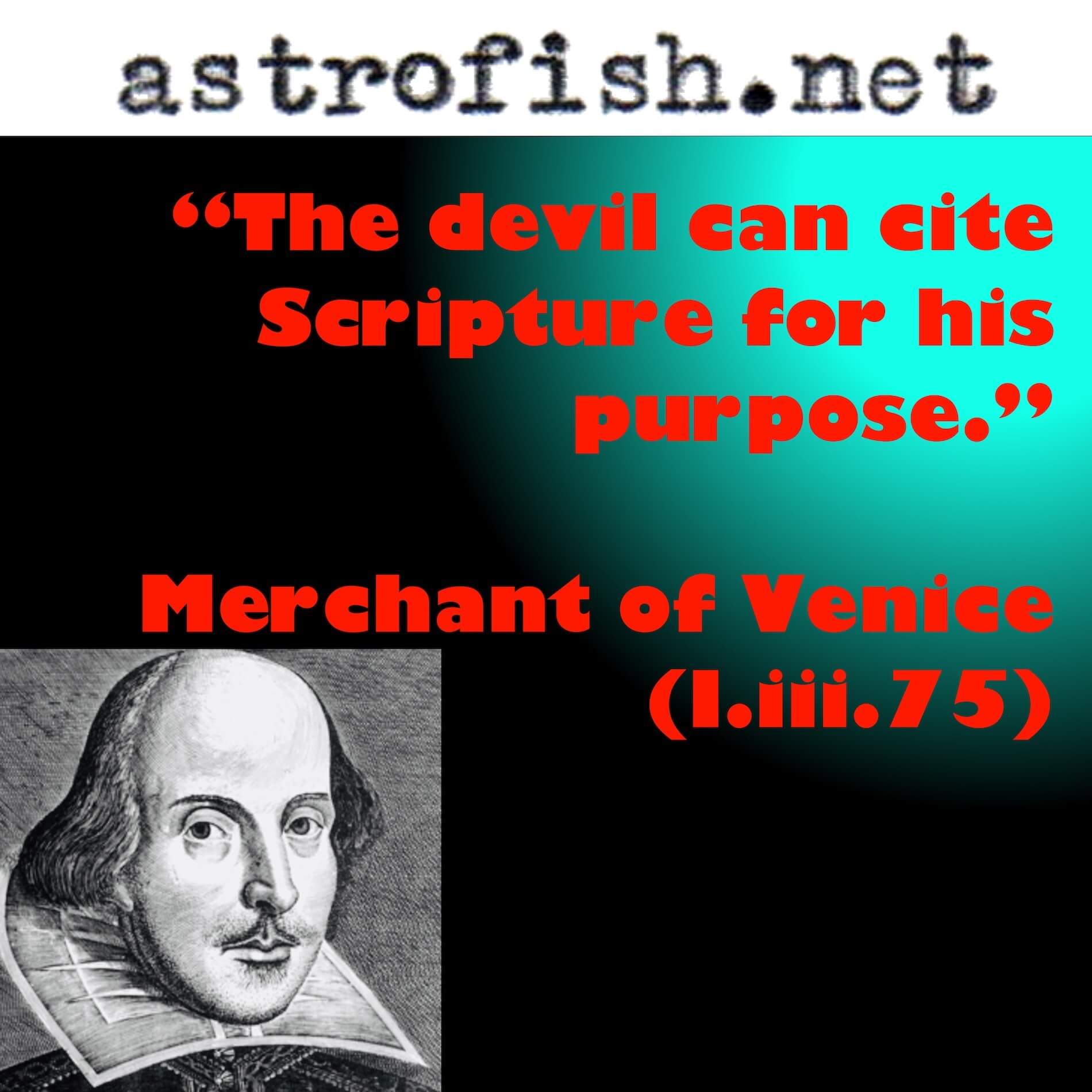 Devil quote scripture