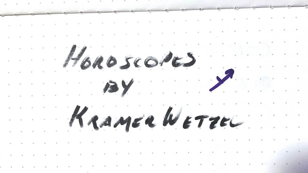 Horoscopes by Kramer Wetzel